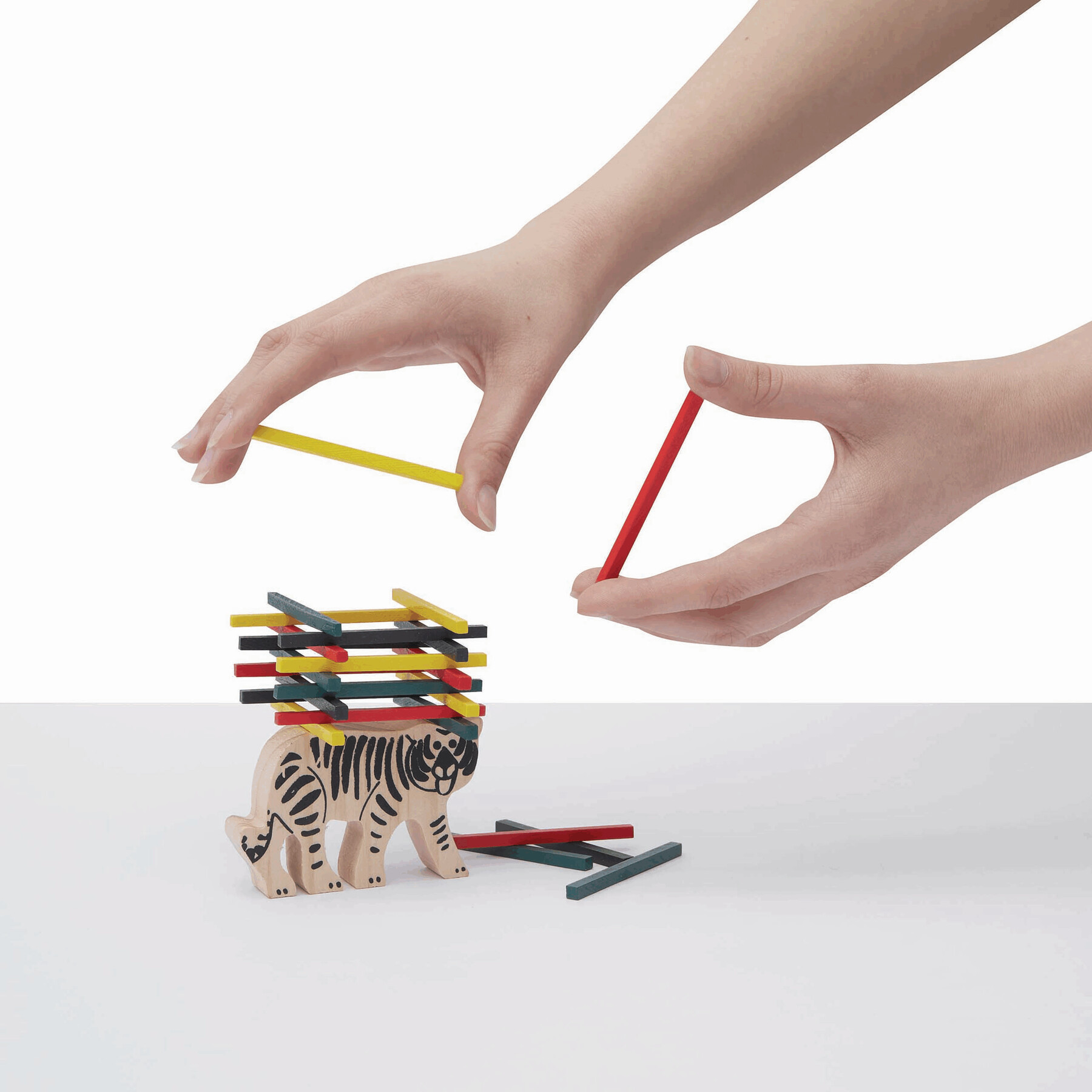 Geschicklichkeitsspiel TRICKY TIGER, beige