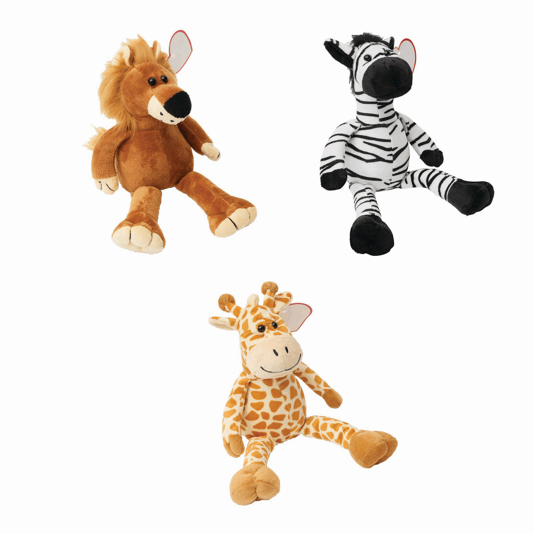 Plüsch-Löwe FETZY, braun, weiß