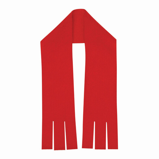 Plüsch-Eisbär LARS, rot, weiß