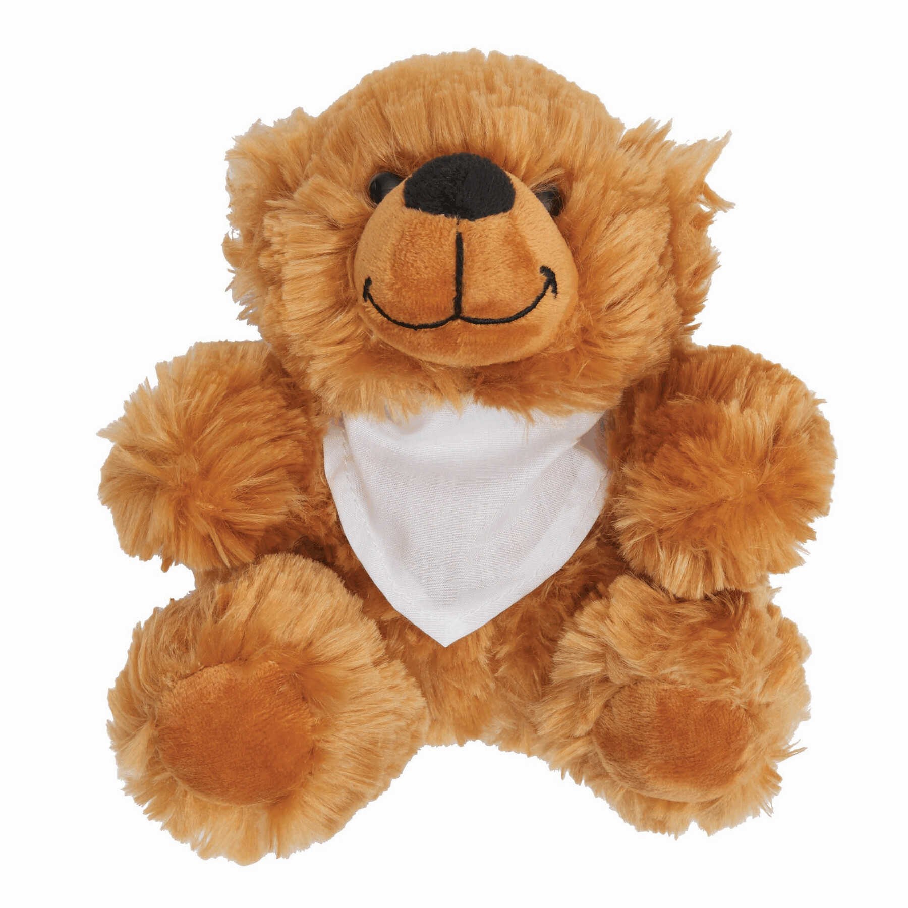 Plüsch-Bär BERNHARD, braun, weiß