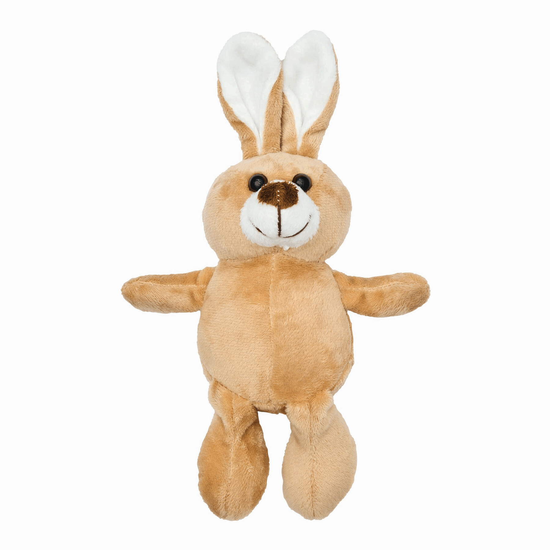 Plüsch-Hase LUKAS, braun, schwarz, weiß