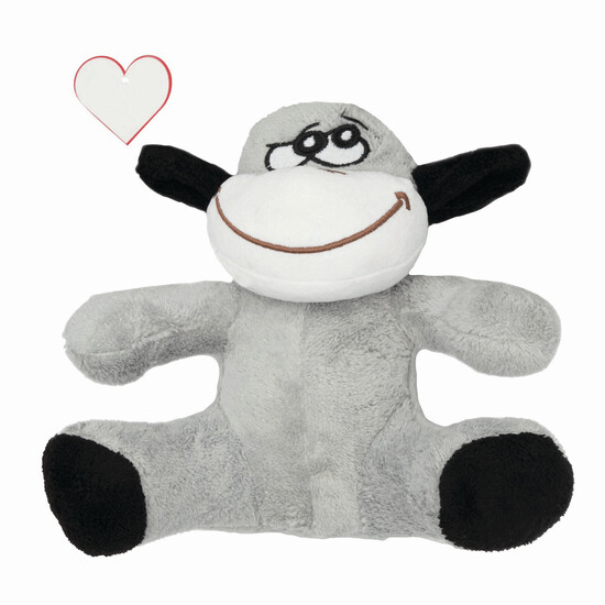 Plüsch-Esel ADRIAN, grau, schwarz