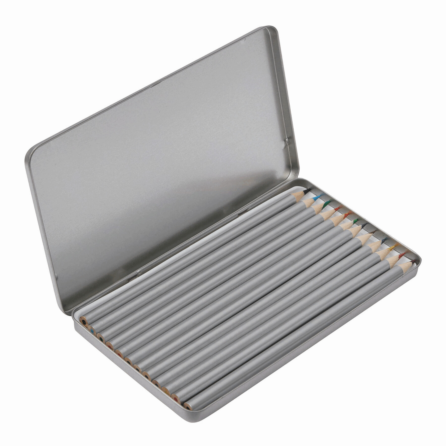 Lange Buntstifte SILVERSTAR, silber