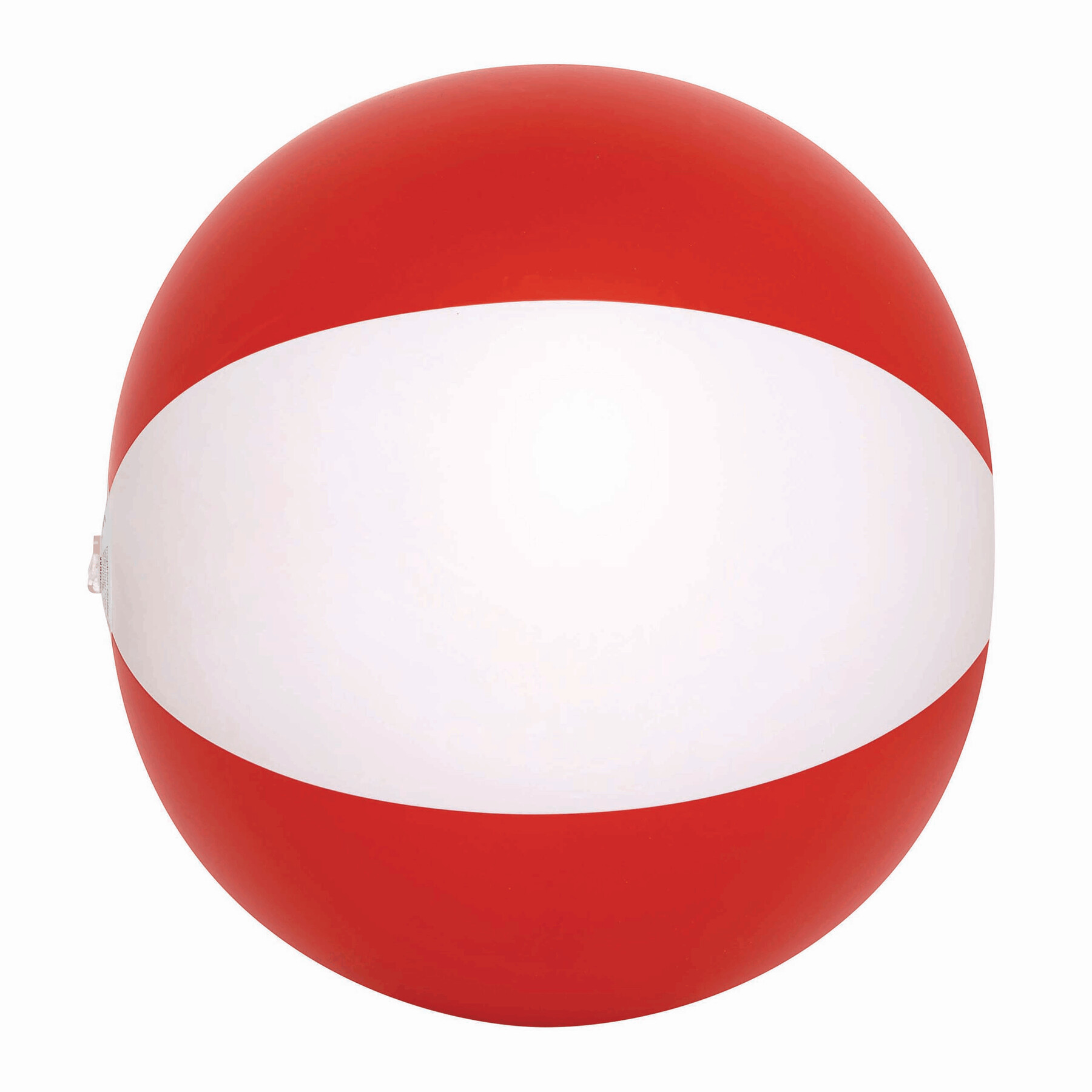 Aufblasbarer Strandball ATLANTIC, rot, weiß