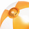 Aufblasbarer Strandball ATLANTIC SHINY, orange, weiß