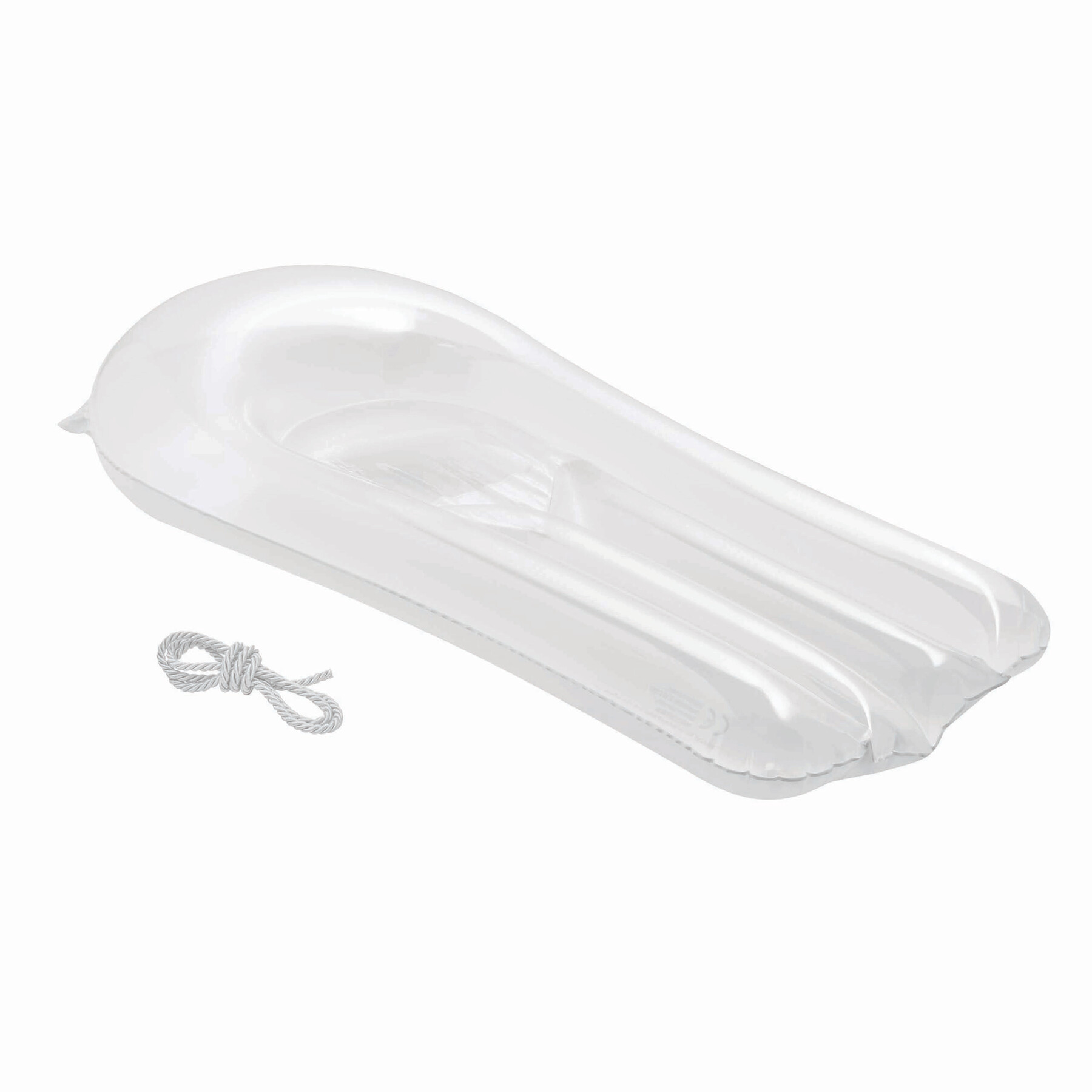 Aufblasbare Mini-Luftmatratze SPLASH, weiß