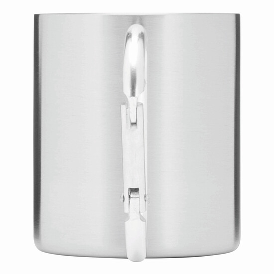 Edelstahl Becher HIKING DAY, silber