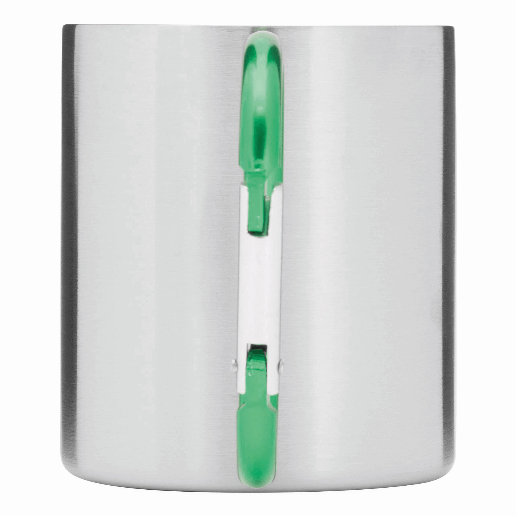 Edelstahl Becher HIKING DAY, grün, silber