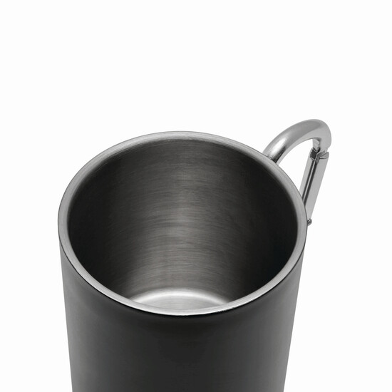 Edelstahl Becher DEEP VALLEY, schwarz