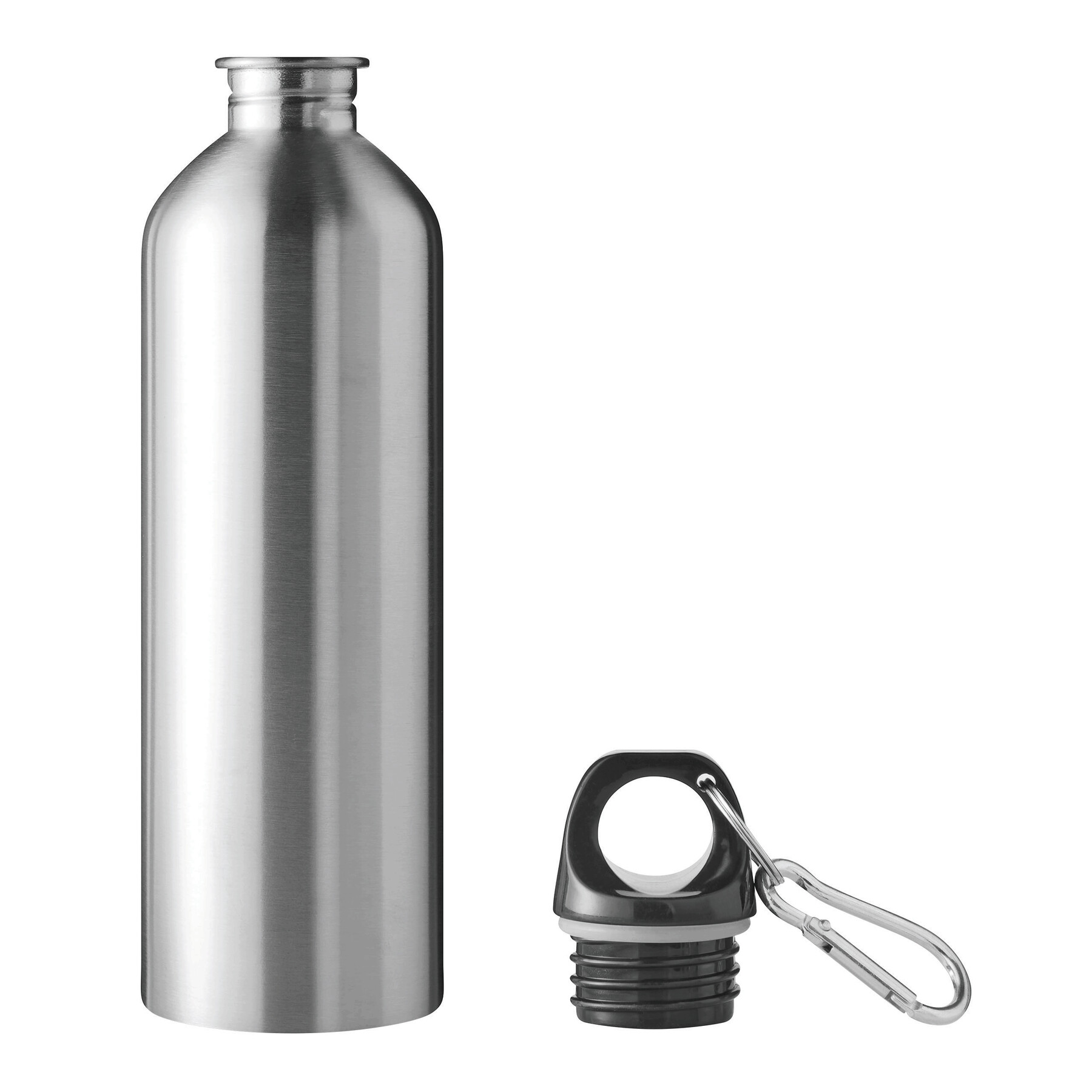 Trinkflasche STEELTRANSIT, silber