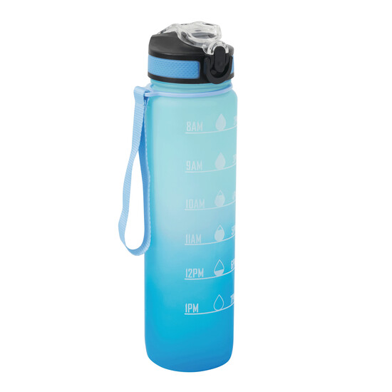 Sport-Trinkflasche HYDRO LEVEL, blau