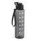 Sport-Trinkflasche AQUA LEVEL, schwarz
