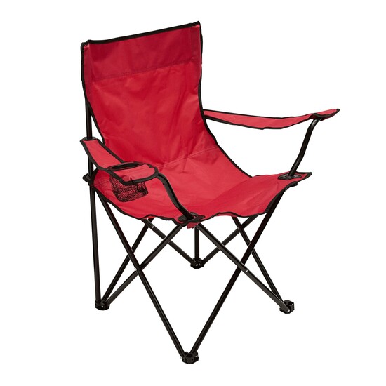 Strand- und Campingstuhl SUNNY DAY, rot