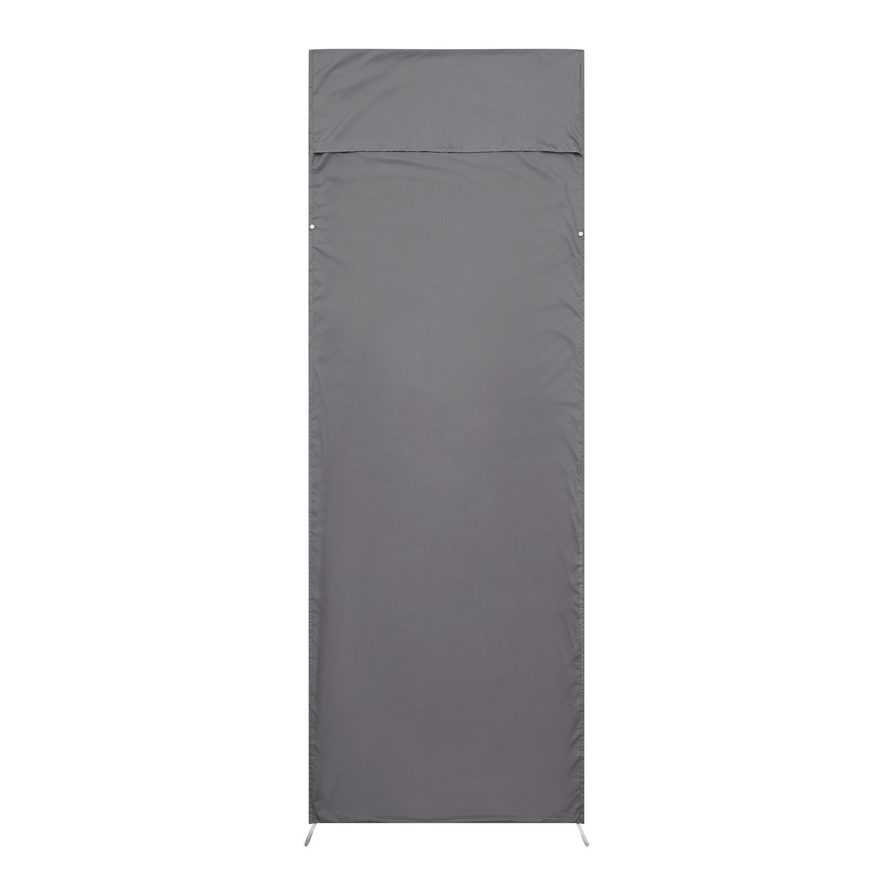 Reiseschlafsack VACATION VIBES, grau, schwarz