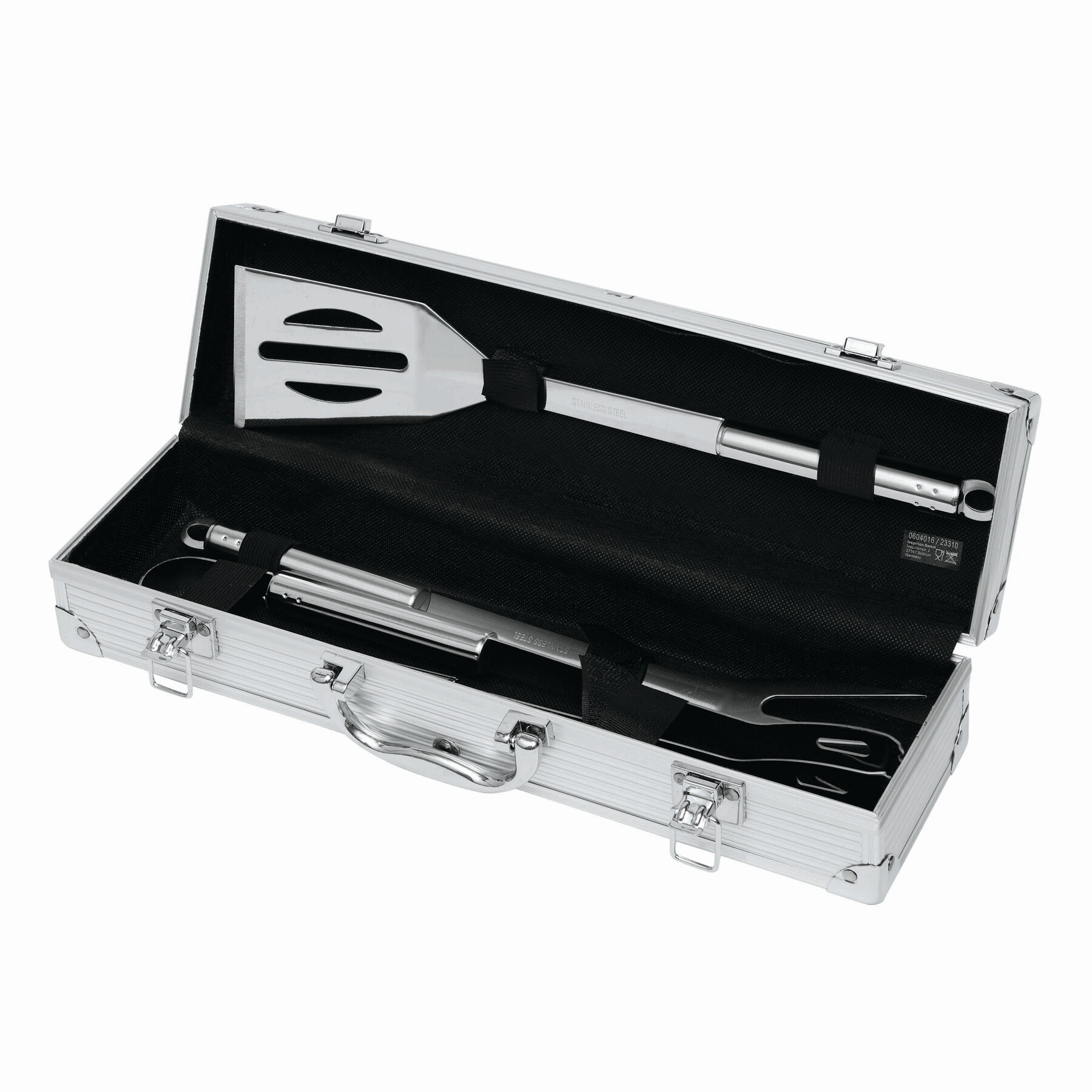 Edelstahl-Grillbesteck ROAST, silber