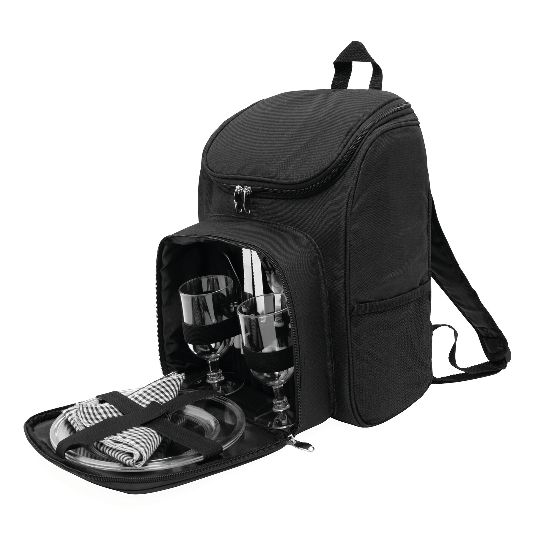 Picknick-Rucksack OUTSIDE, schwarz