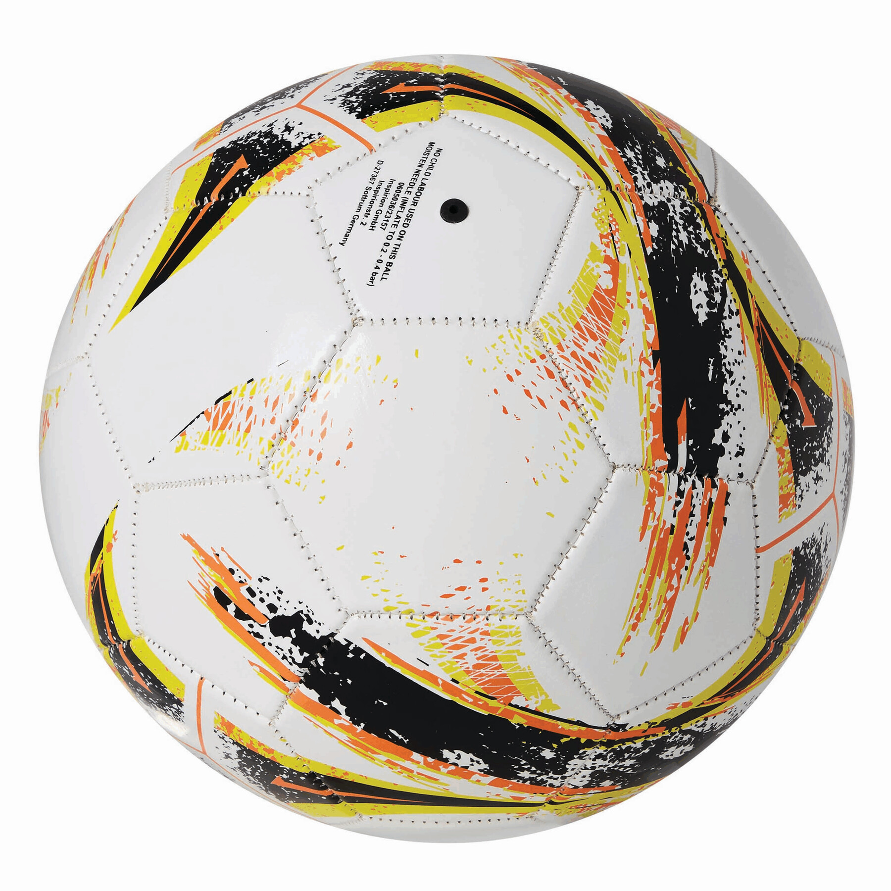 Fußball KICK AROUND, schwarz, weiß