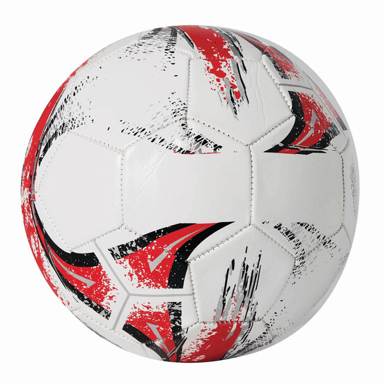 Fußball KICK AROUND, rot, weiß