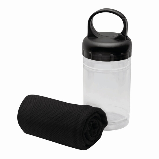 Kühlhandtuch CHILLING, schwarz