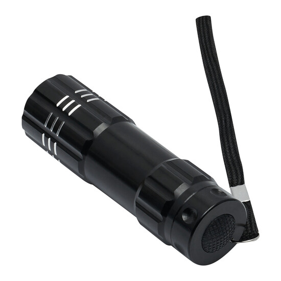 LED-Taschenlampe POWERFUL, schwarz