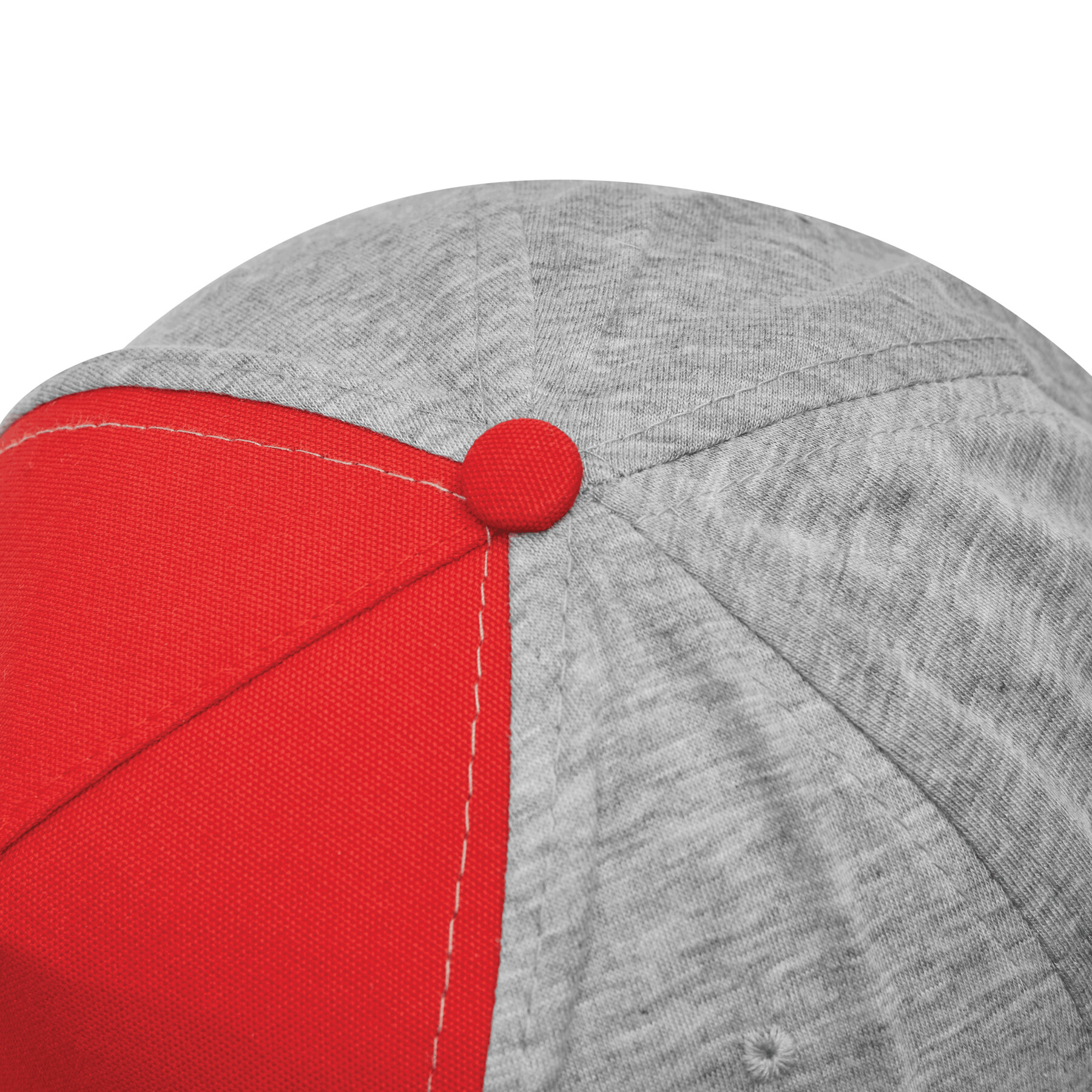 5-Panel-Baseball-Cap UP TO DATE, grau, rot