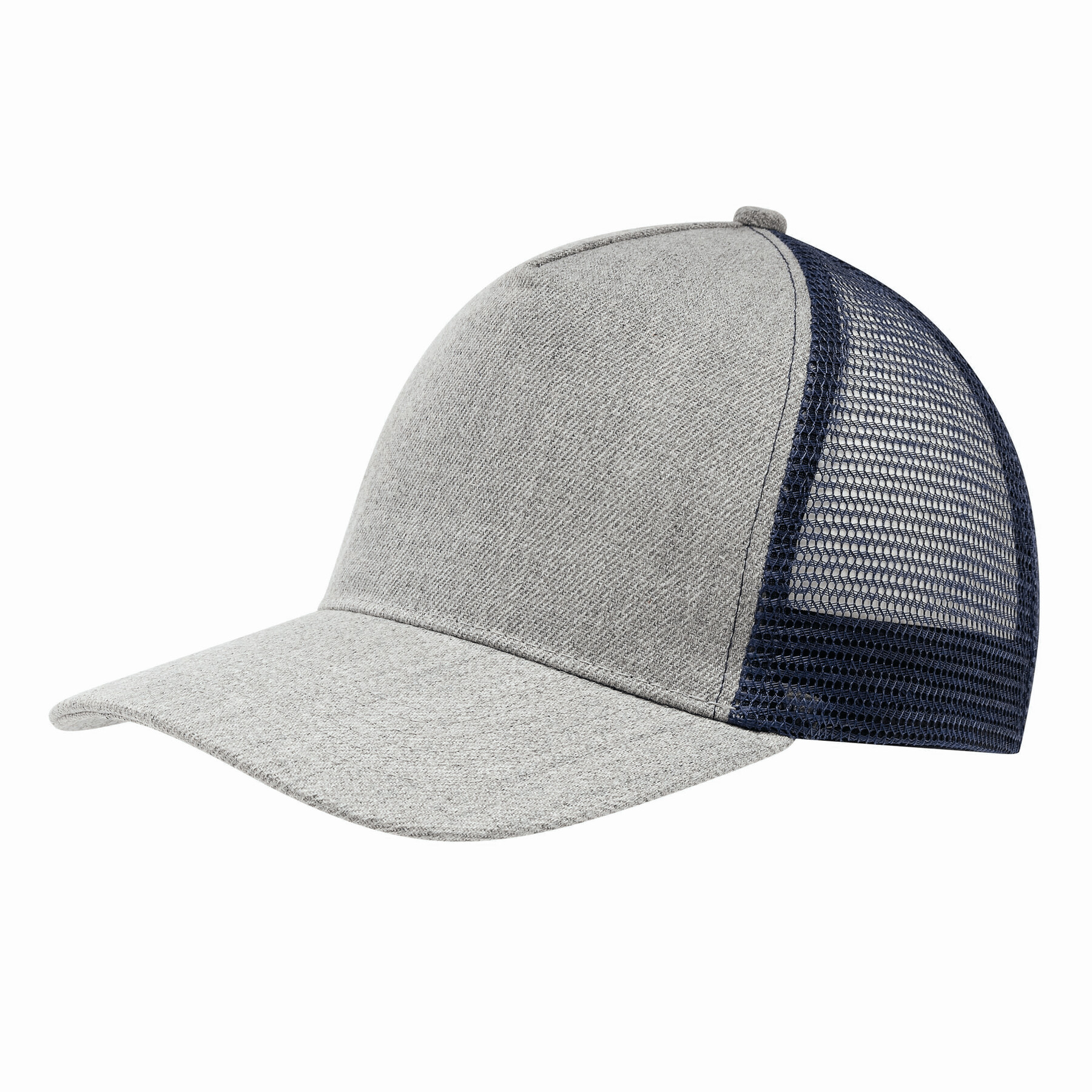 5-Panel-Cap CASUAL FIT, blau, grau
