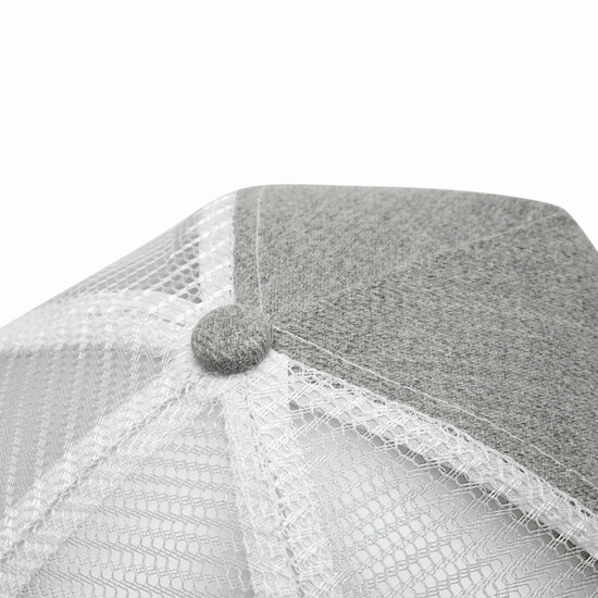 5-Panel-Cap CASUAL FIT, grau, weiß