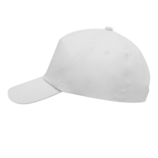 5-Panel-Cap FAVOURITE, weiß