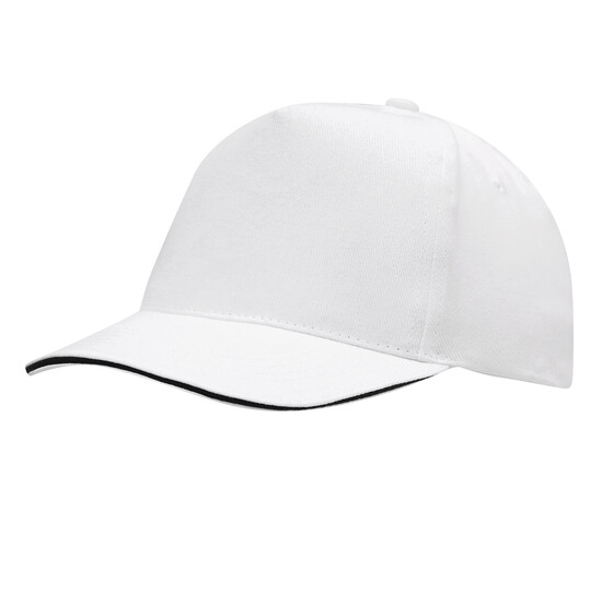 5-Panel-Sandwich-Cap WALK, weiß