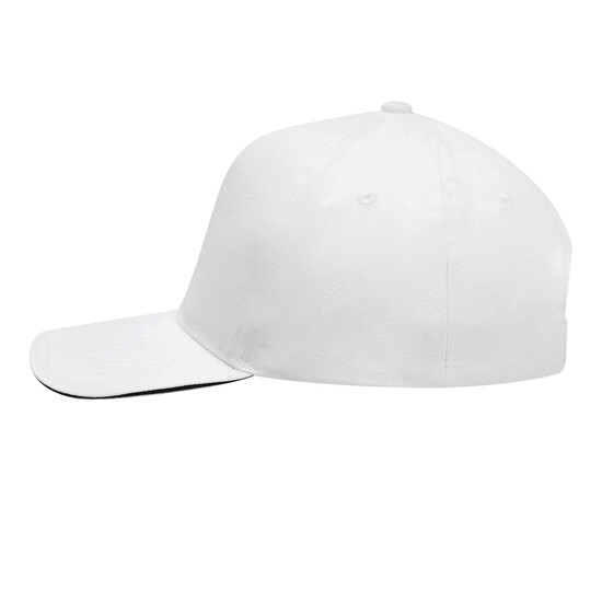 5-Panel-Sandwich-Cap WALK, weiß