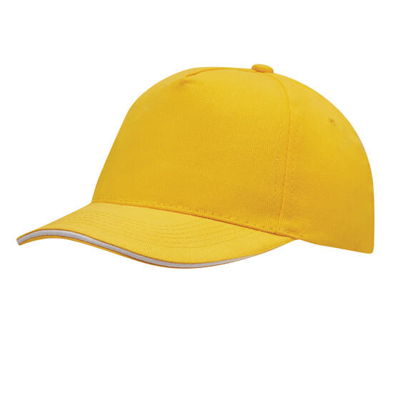 5-Panel-Sandwich-Cap WALK, gelb