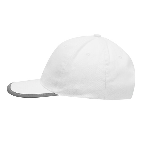 6-panel-Cap DETECTION, weiß