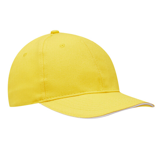 6-Panel-Sandwich-Cap LIBERTY, gelb