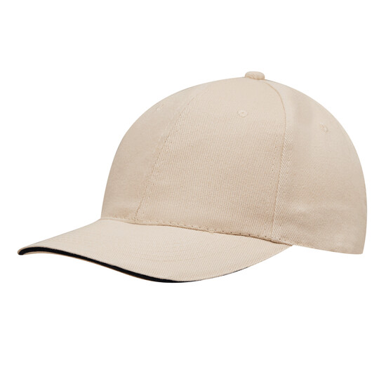 6-Panel-Sandwich-Cap LIBERTY, beige