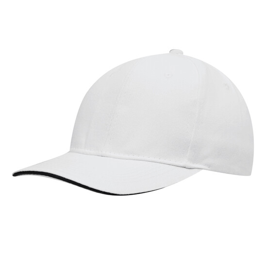 6-Panel-Sandwich-Cap LIBERTY, weiß