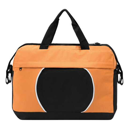 Dokumententasche PI, orange, schwarz