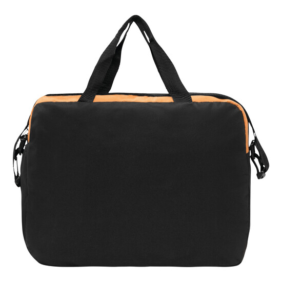 Dokumententasche PI, orange, schwarz