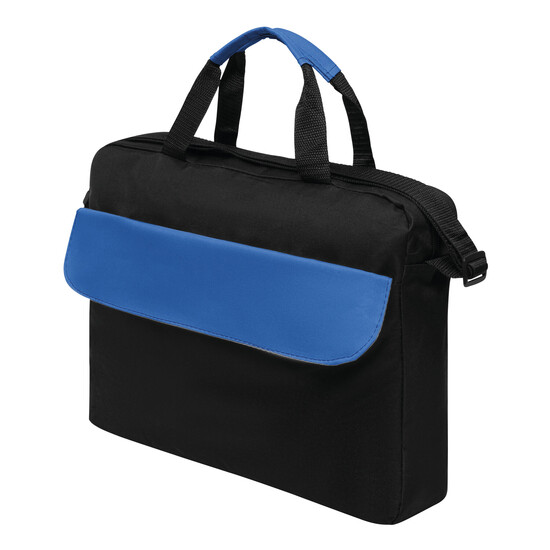 Dokumententasche BRISTOL, blau, schwarz