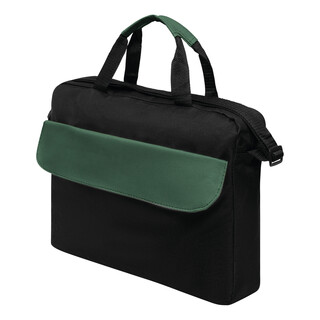 Dokumententasche BRISTOL, dunkelgrün, schwarz