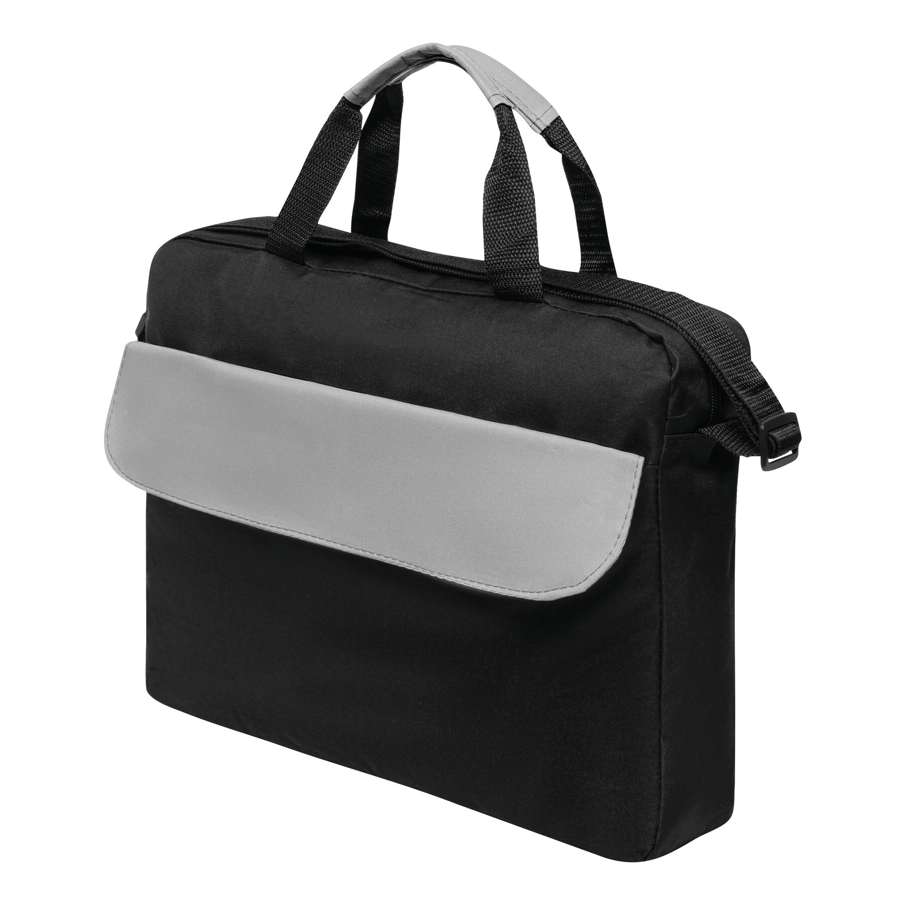 Dokumententasche BRISTOL, grau, schwarz