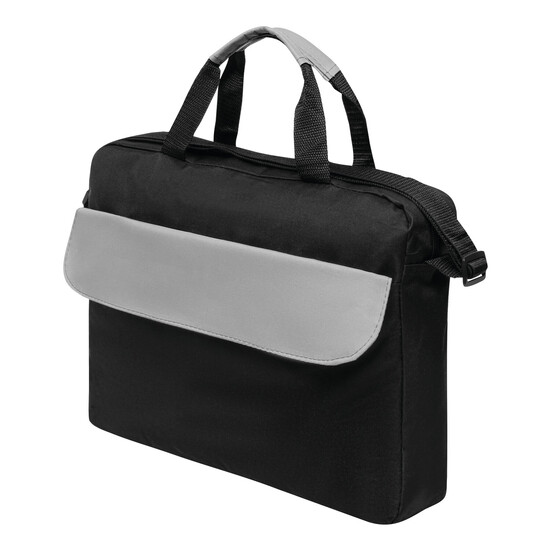 Dokumententasche BRISTOL, grau, schwarz