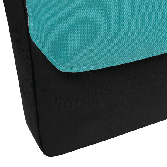 Dokumententasche BRISTOL, schwarz, türkis
