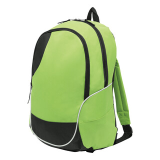 Rucksack CURVE, hellgrün, schwarz