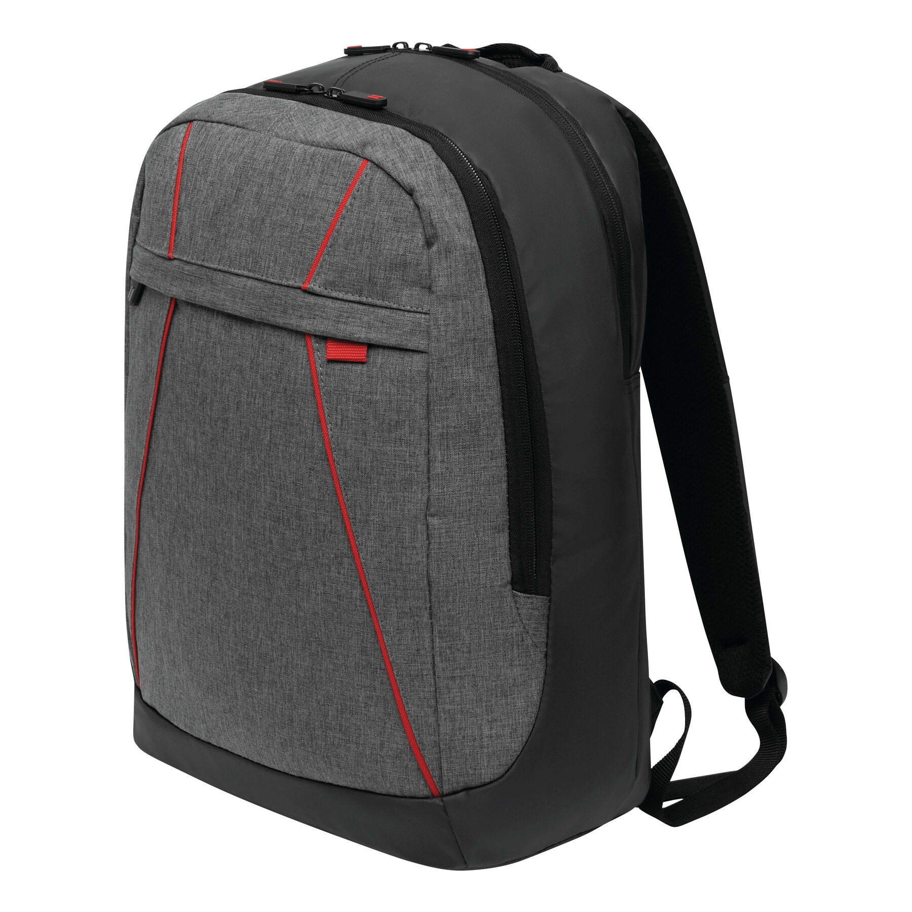 Rucksack SPLIT, grau, rot