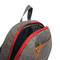 Rucksack Aberdeen, braun, rot