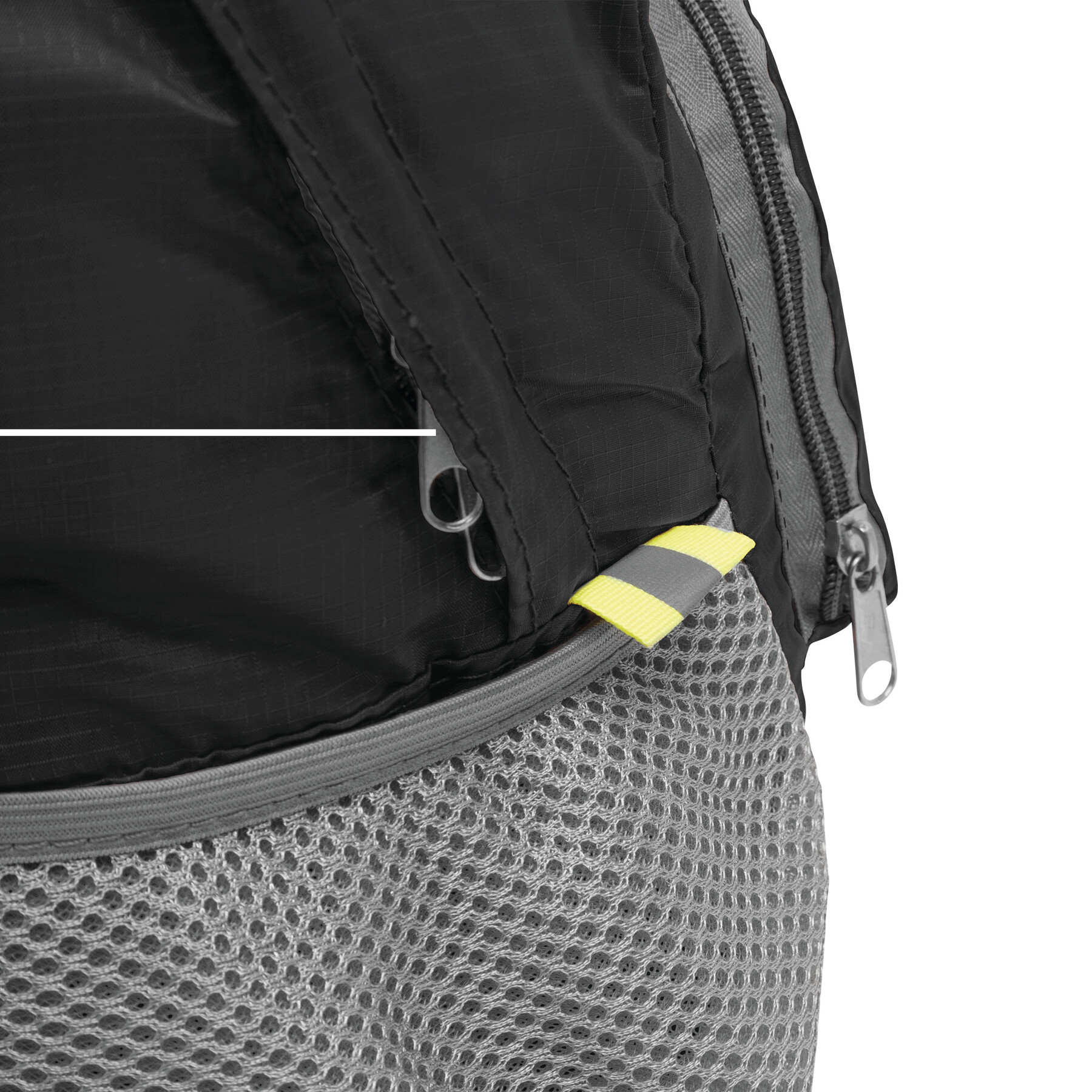 Rucksack VOLUNTEER, faltbar, schwarz