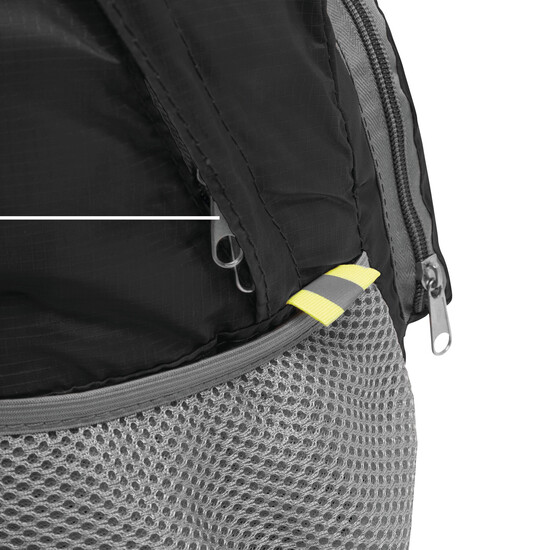 Rucksack VOLUNTEER, faltbar, schwarz