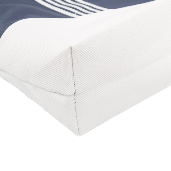 Strandtasche MARLENE, beige, marineblau