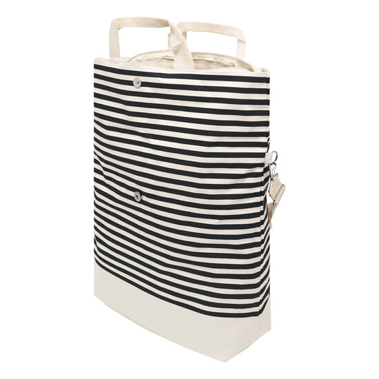 Strandtasche JUIST, beige, schwarz