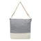 Strandtasche JUIST, beige, blau